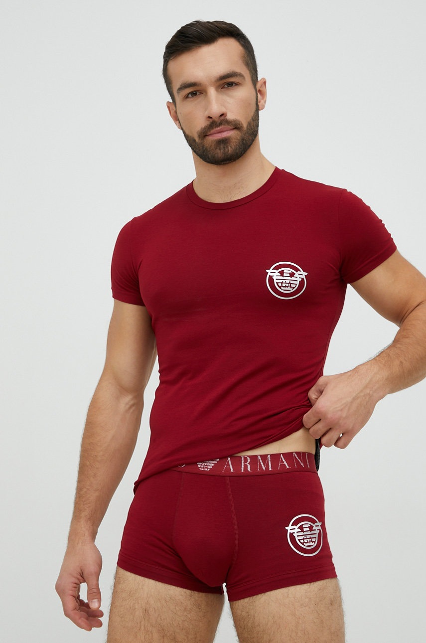 tricko-a-boxerky-emporio-armani-underwear-vinova-barva-s-potiskem