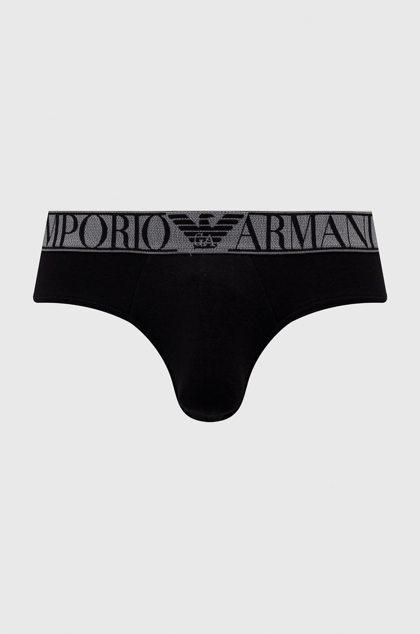 

Слипы Emporio Armani Underwear (2-pack) мужские цвет чёрный