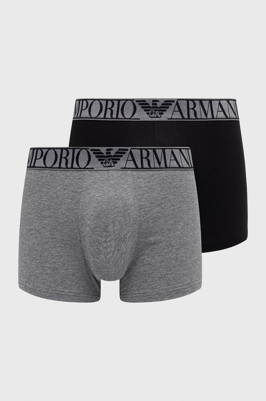 

Боксерки Emporio Armani Underwear в сиво, Сив