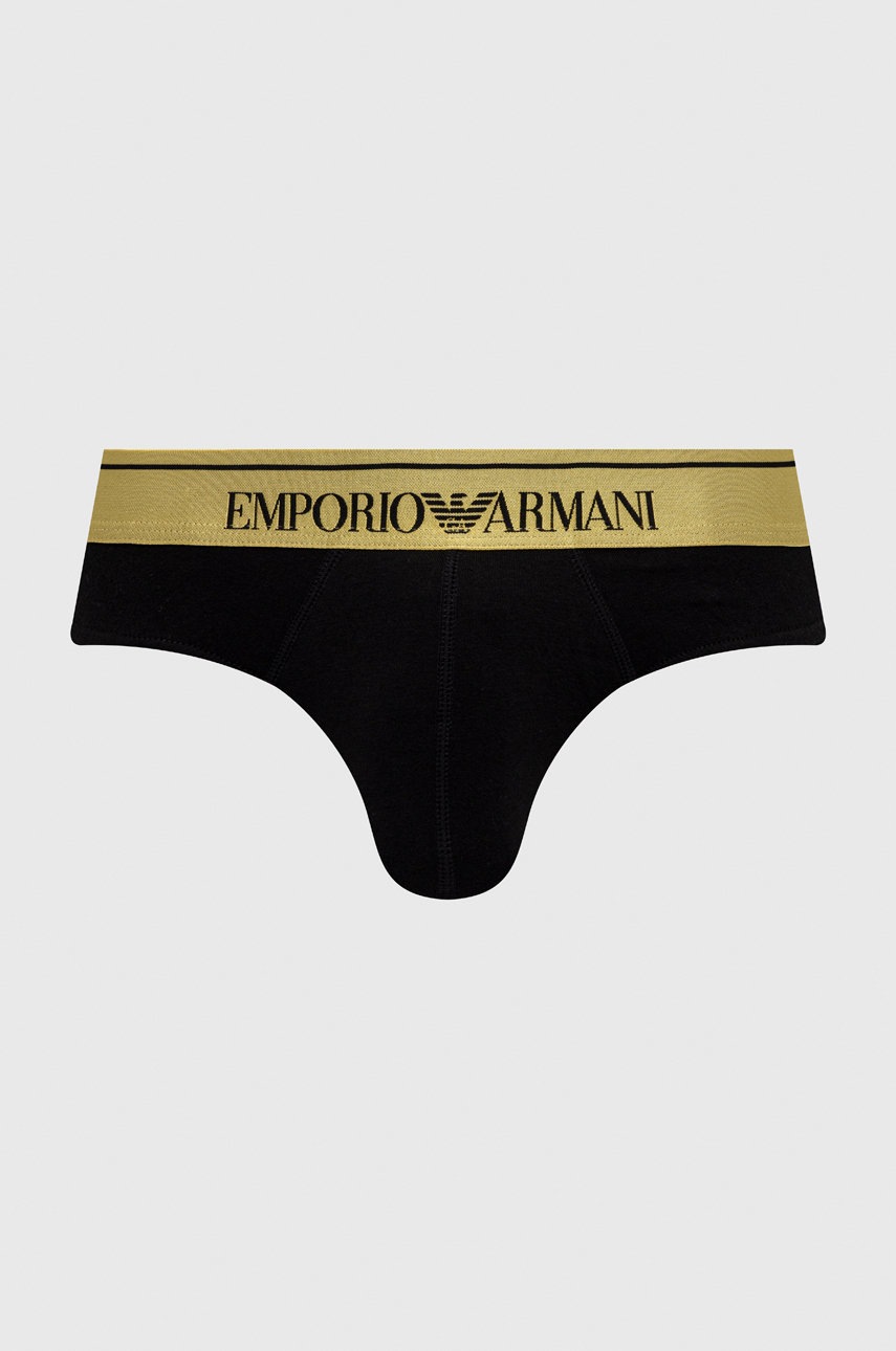 

Слипове Emporio Armani Underwear в черно, Черен