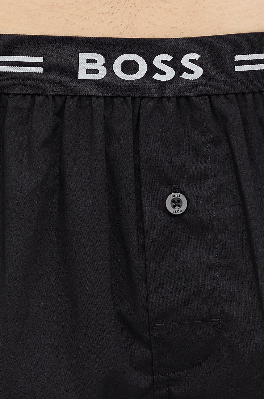 BOSS bokserki bawełniane (2-pack) kolor czarny