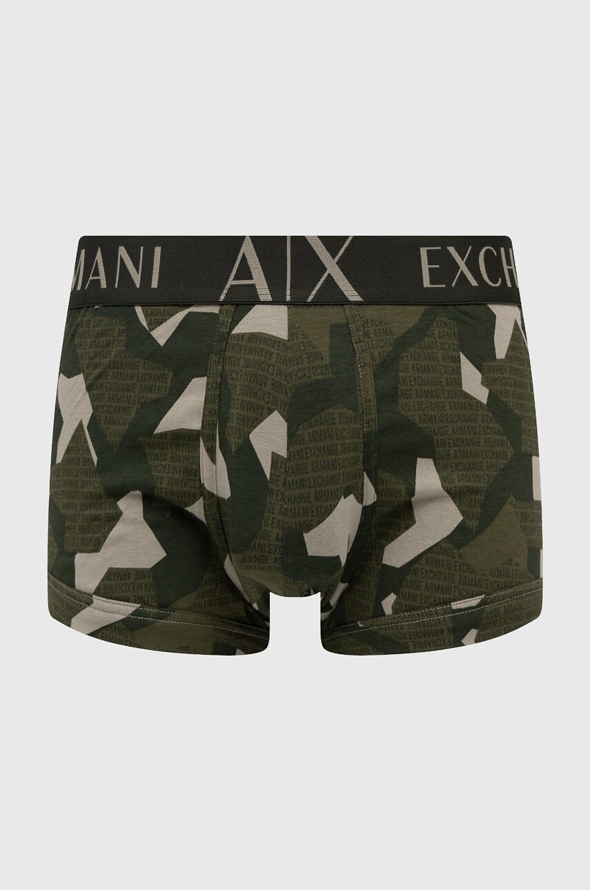 Armani Exchange boxeri barbati, culoarea verde