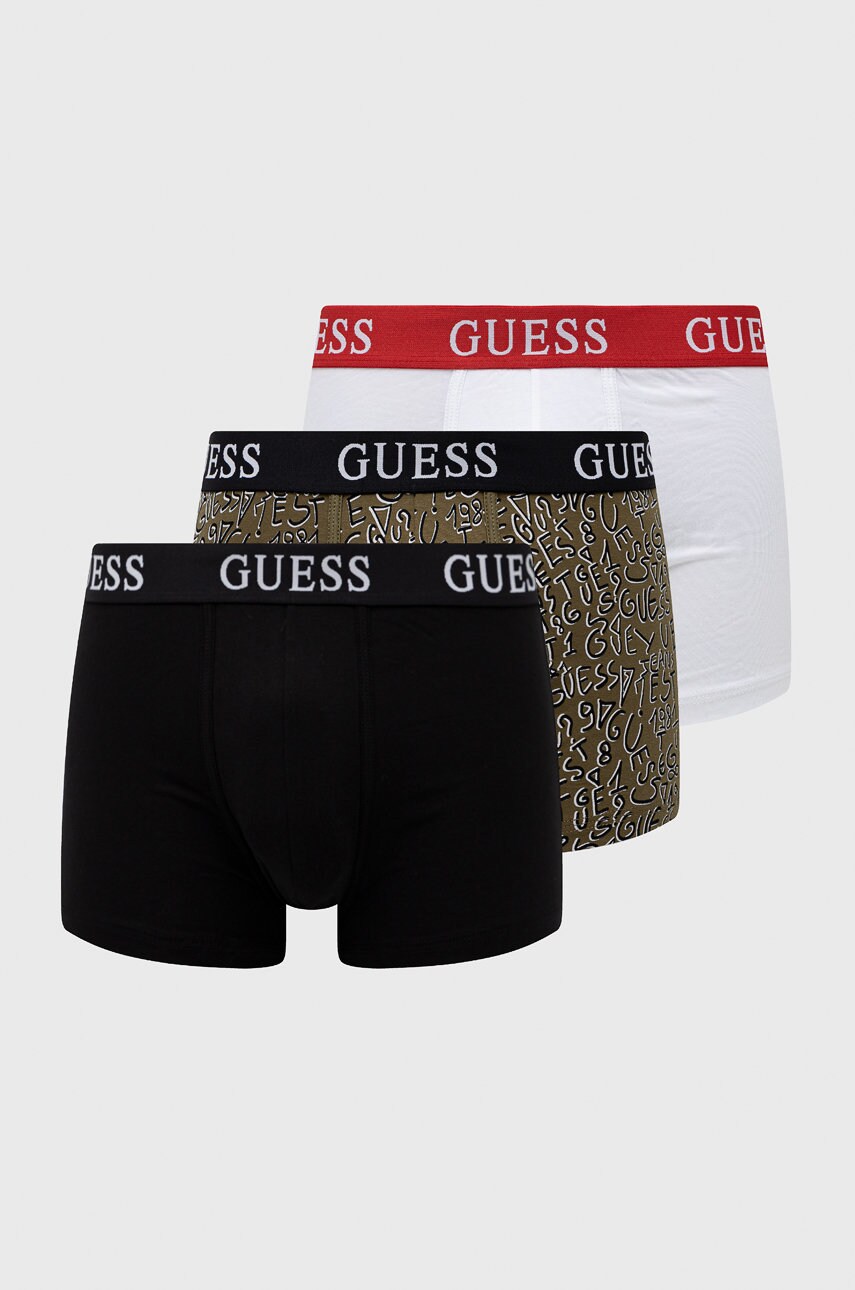 

Боксери Guess 3-pack чоловічі колір зелений