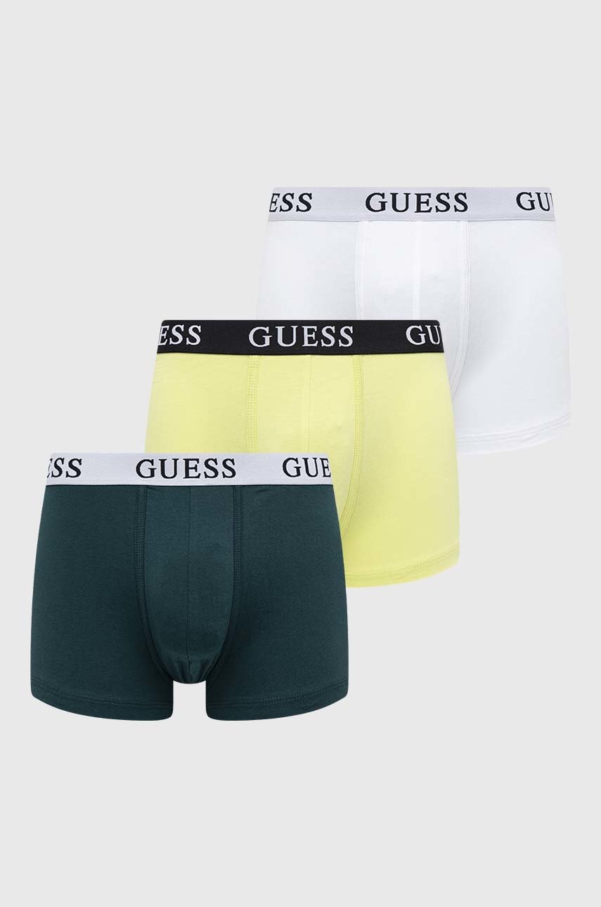 

Боксерки Guess (3 чифта) в зелено, Зелен