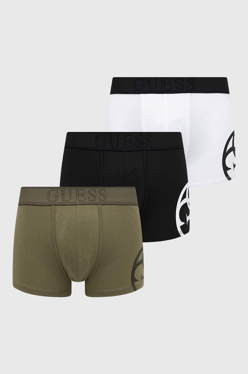 

Боксери Guess 3-pack чоловічі колір зелений