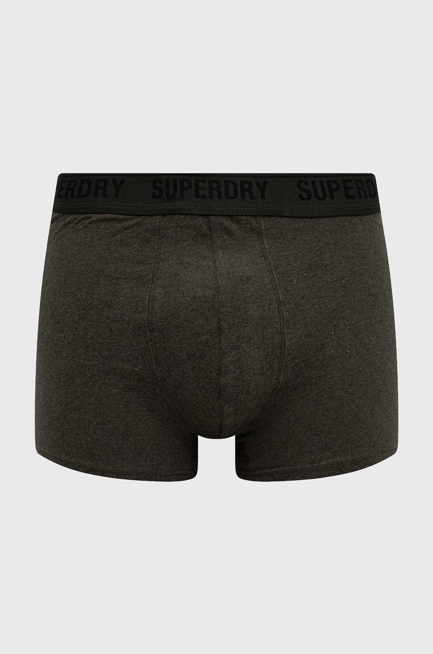 

Боксеры Superdry 2- Pak мужские цвет зелёный