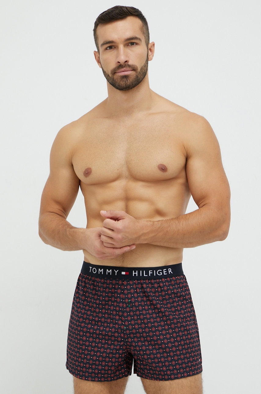 

Памучни боксерки Tommy Hilfiger в тъмносиньо, Тъмносин