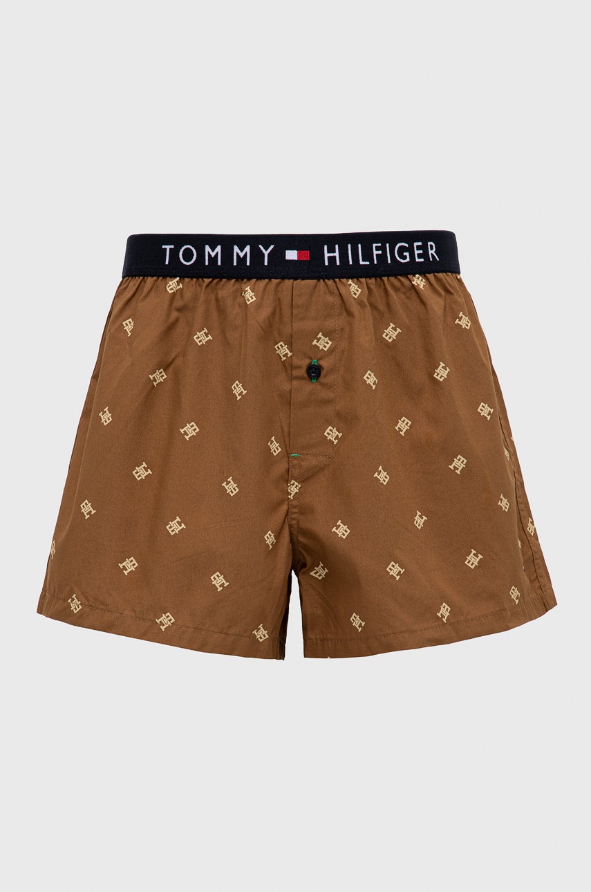

Памучни боксерки Tommy Hilfiger в кафяво, Кафяв