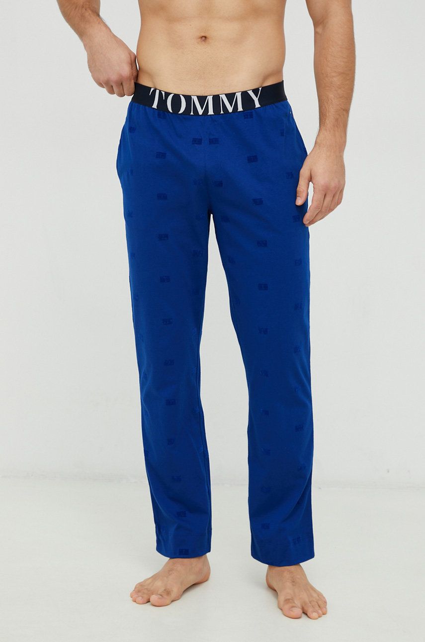 bavlnené pyžamové nohavice Tommy Hilfiger , vzorovaná
