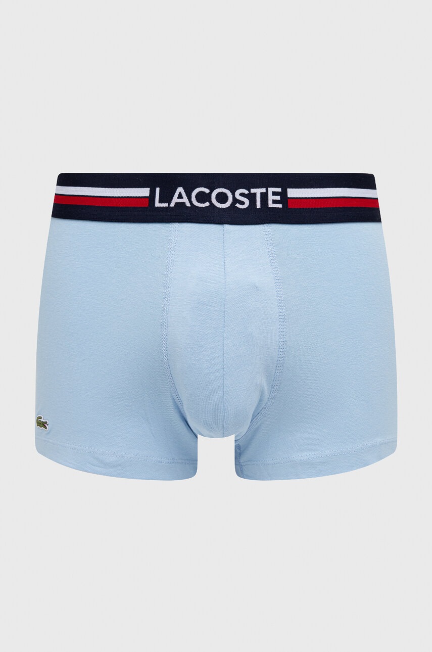 Lacoste Boxeri 3-pack Barbati, Culoarea Albastru Marin