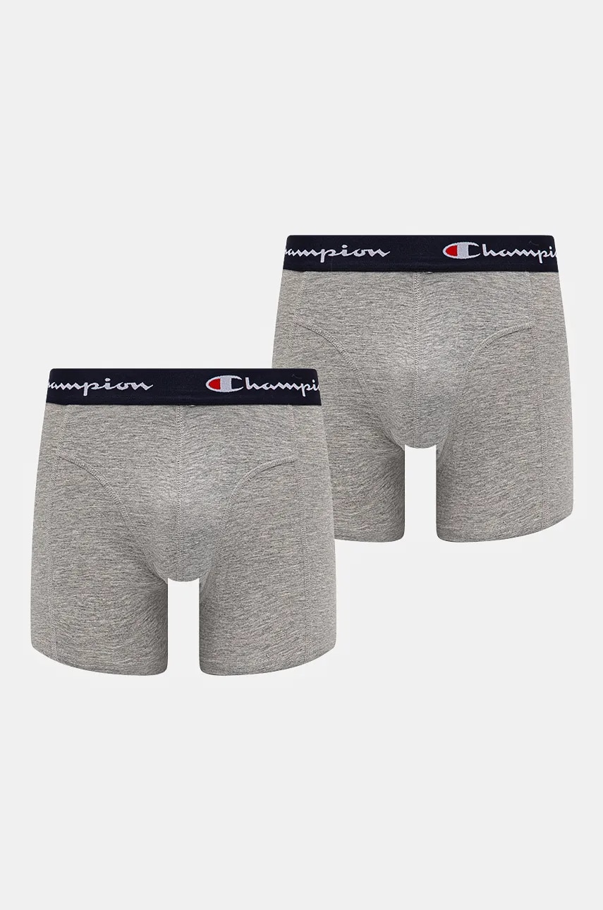 Champion boxeri 2-pack barbati, culoarea gri