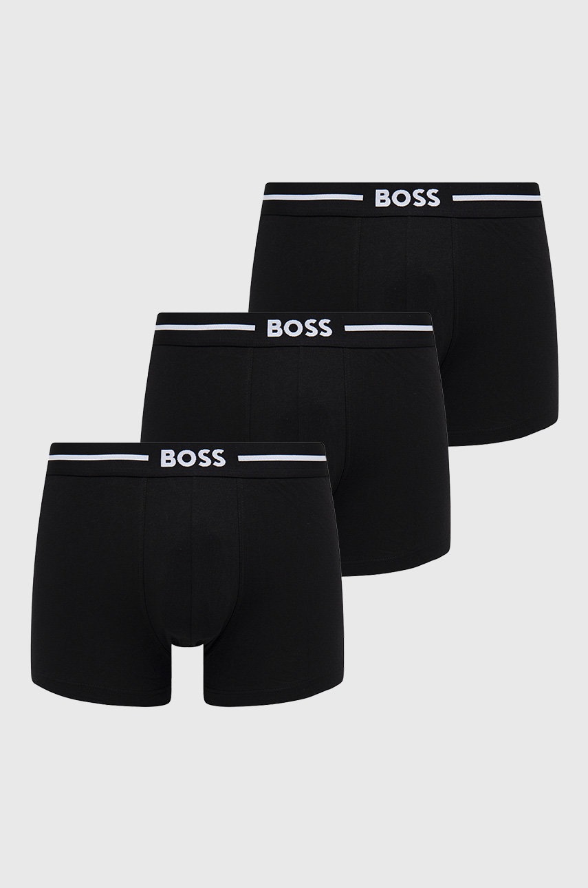 

Боксери BOSS (3 - Pack) чоловічі колір чорний