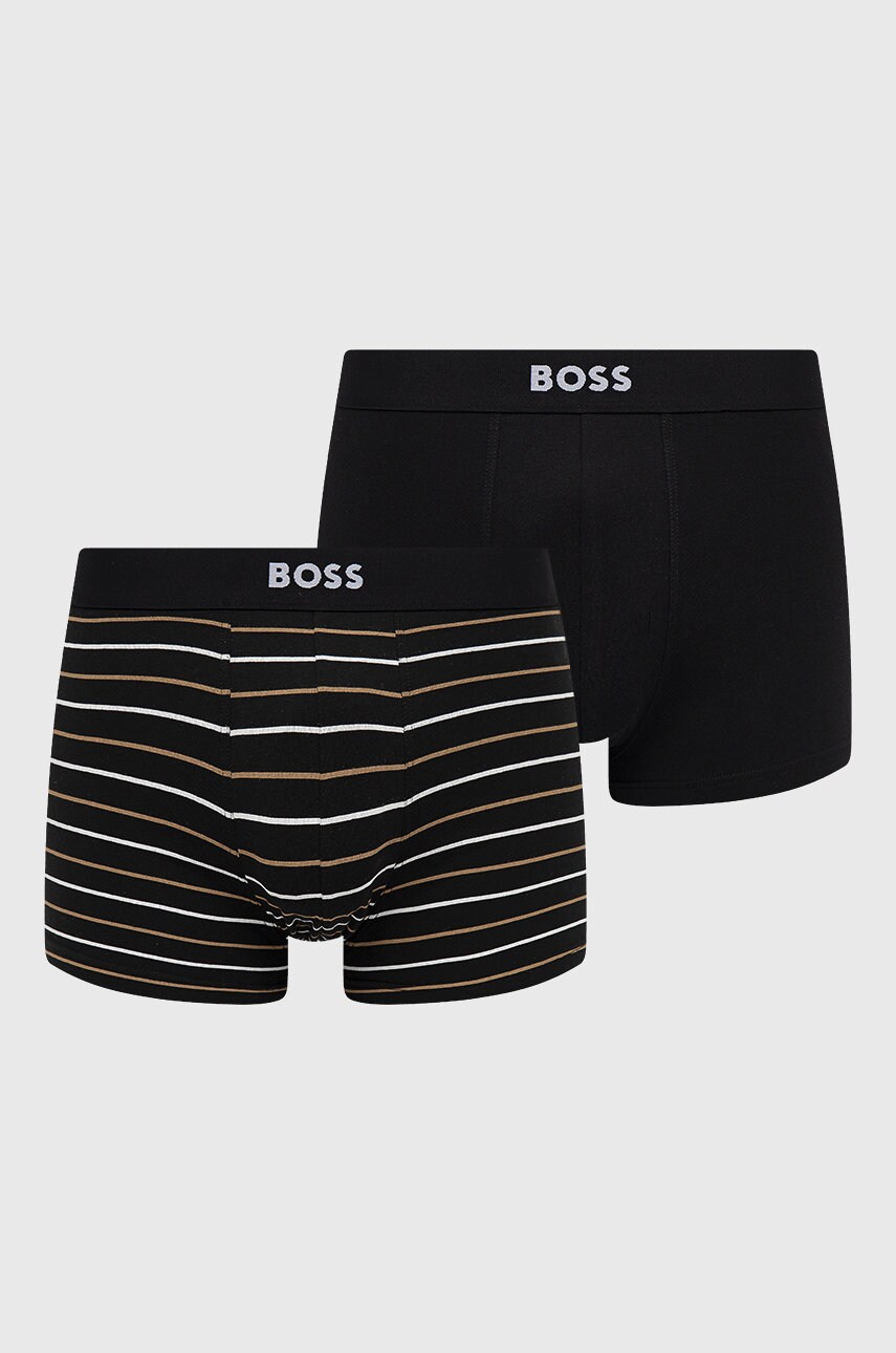 

Боксери BOSS (2-pack) чоловічі колір чорний