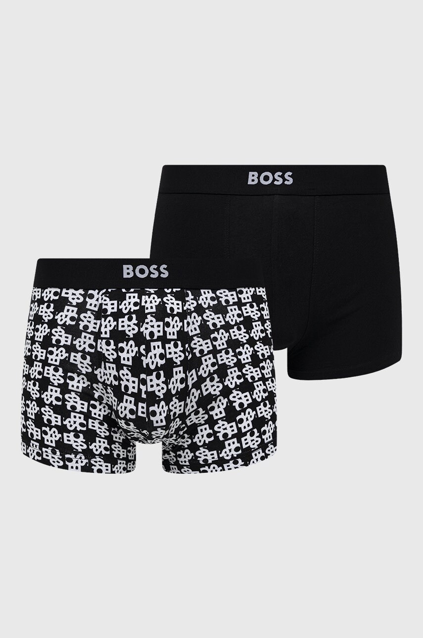 Soss boxeri (2-pack) 2 - pack barbati, culoarea negru
