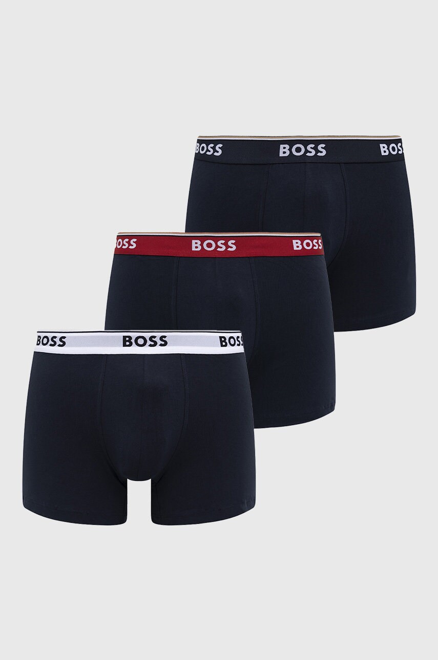 Soss boxeri (3-pack) 3 - pack barbati, culoarea albastru marin