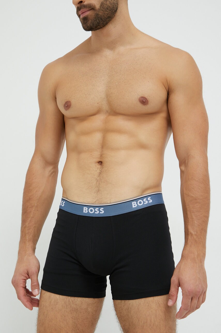 

Боксеры BOSS (3-pack) мужские цвет чёрный