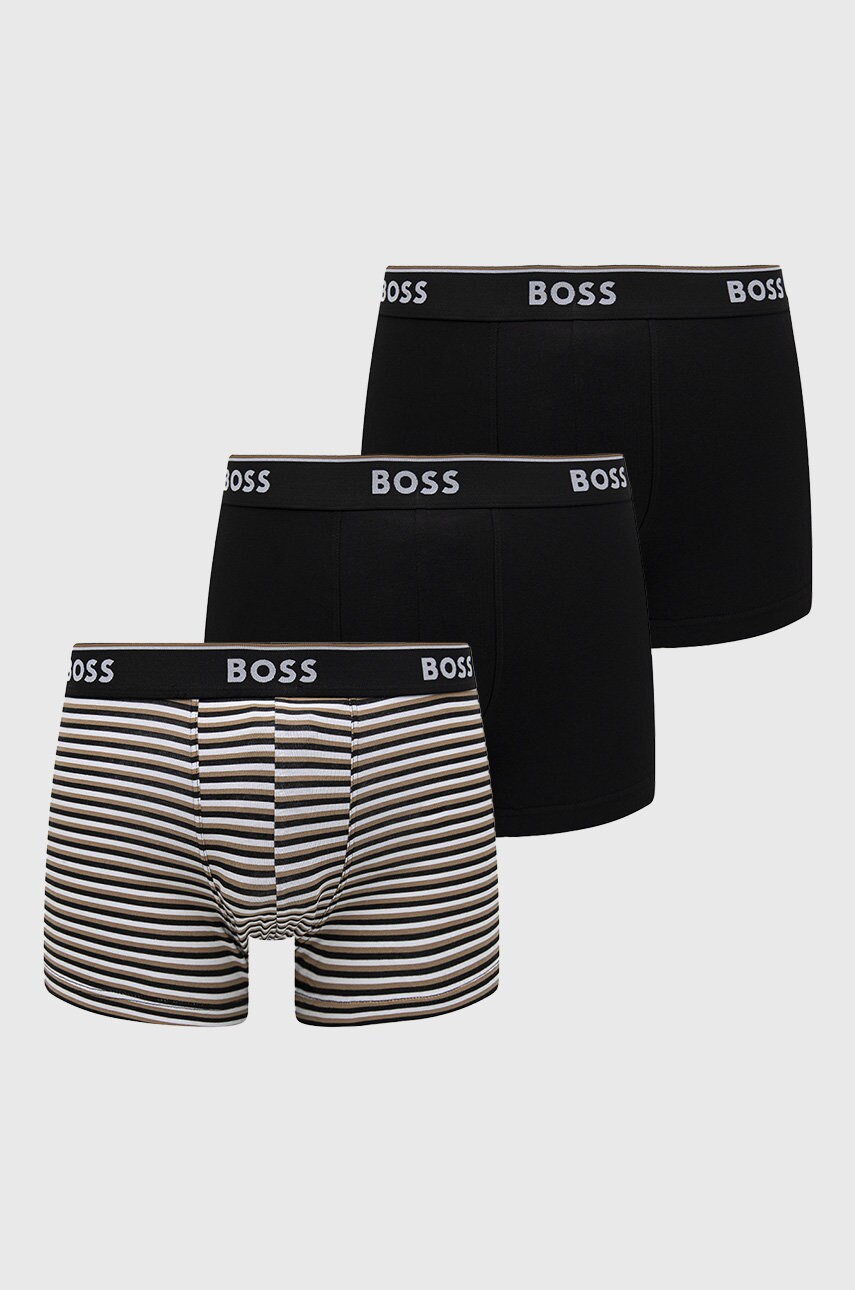Soss boxeri (3-pack) 3 - pack barbati, culoarea negru