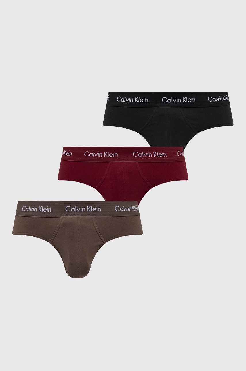Calvin Klein Underwear slipy (3-pack) męskie kolor fioletowy