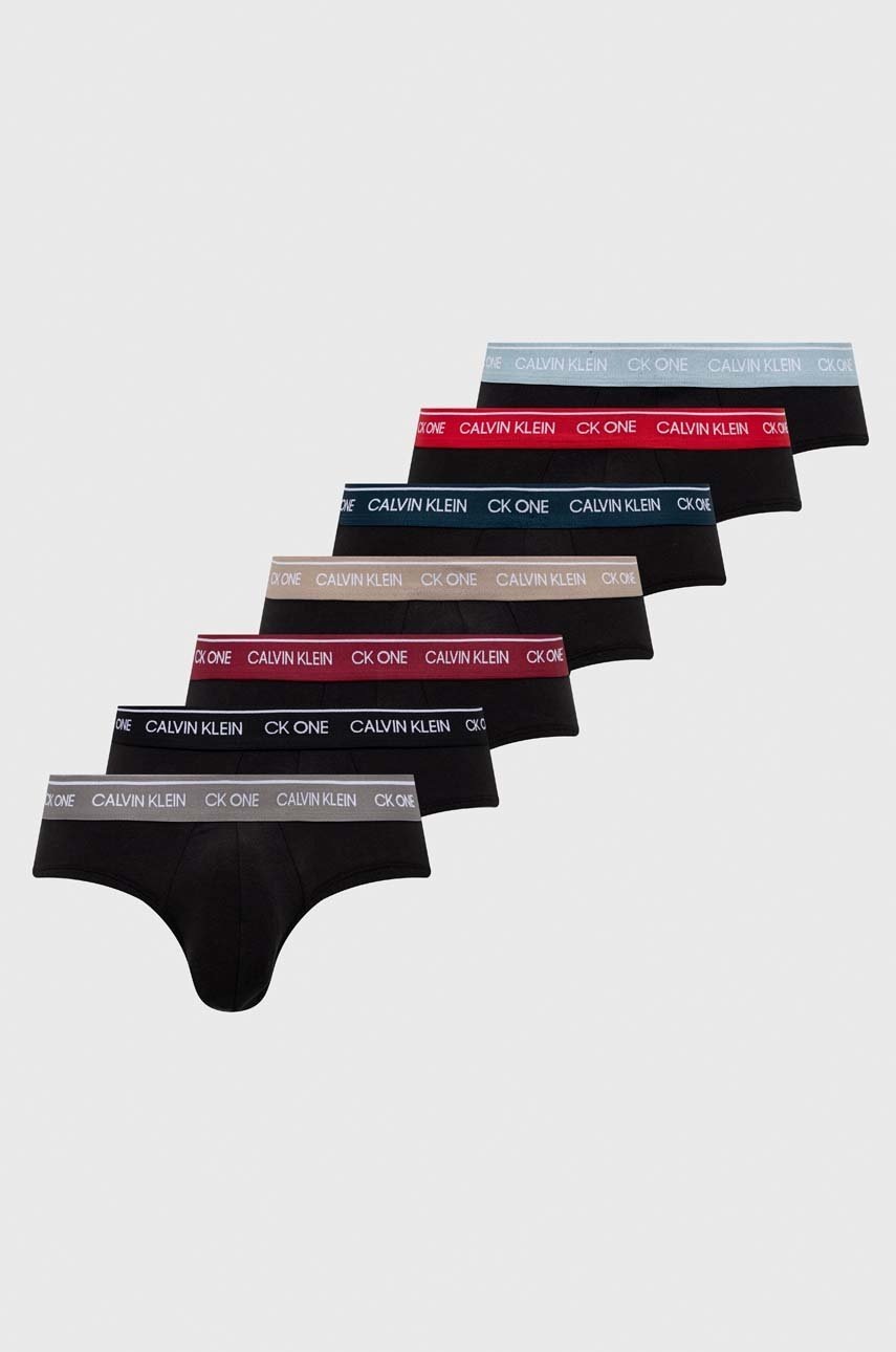 

Слипове Calvin Klein Underwear (7 броя) в черно, Черен