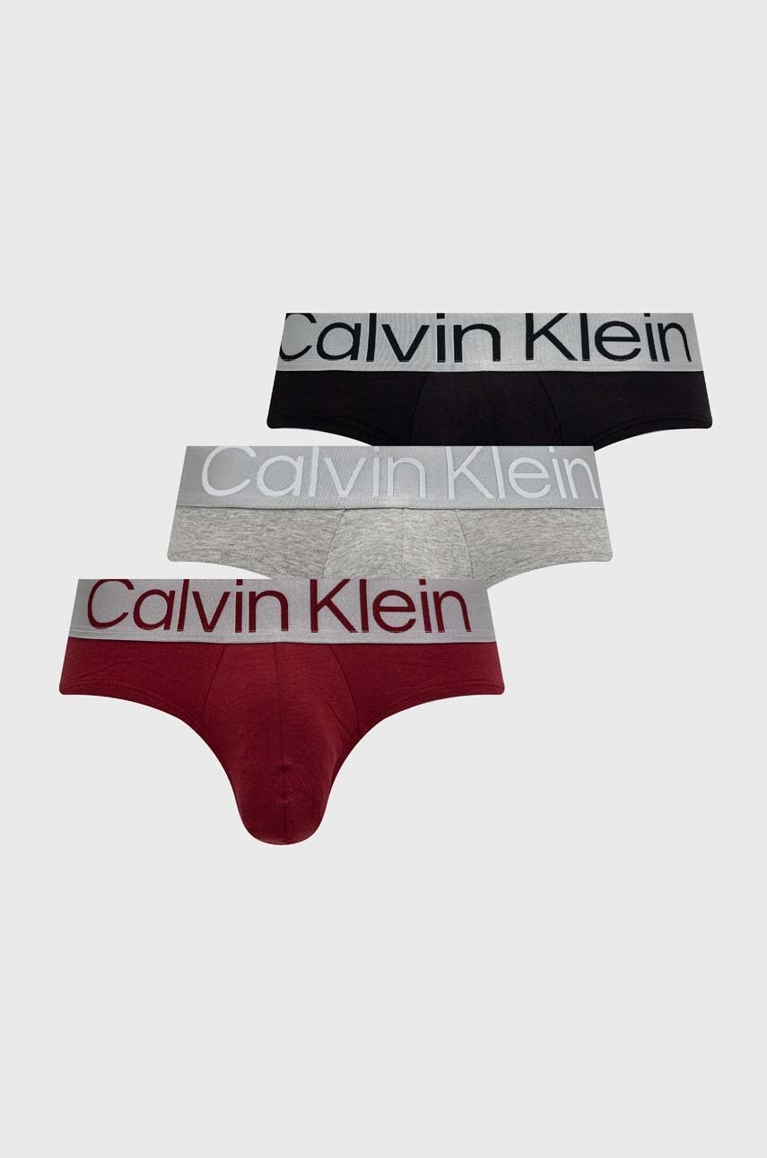 

Слипове Calvin Klein Underwear (3 броя) в черно, Черен