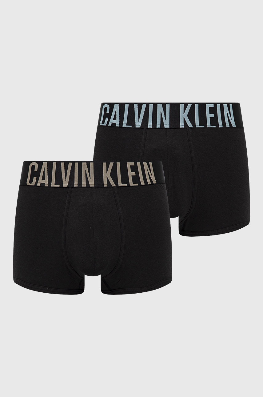 

Боксерки Calvin Klein Underwear (2 чифта) в черно, Черен