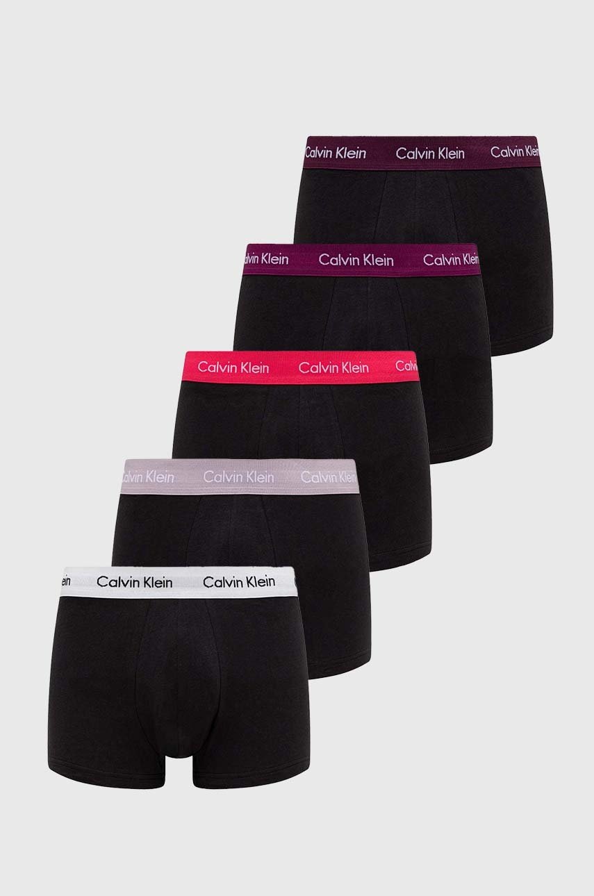 

Боксерки Calvin Klein Underwear (5 броя) в черно, Черен