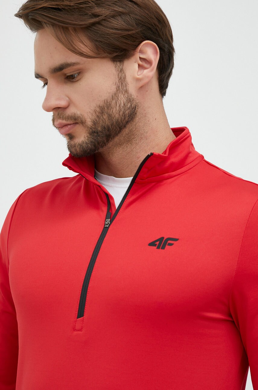 4f longsleeve funcțional culoarea rosu