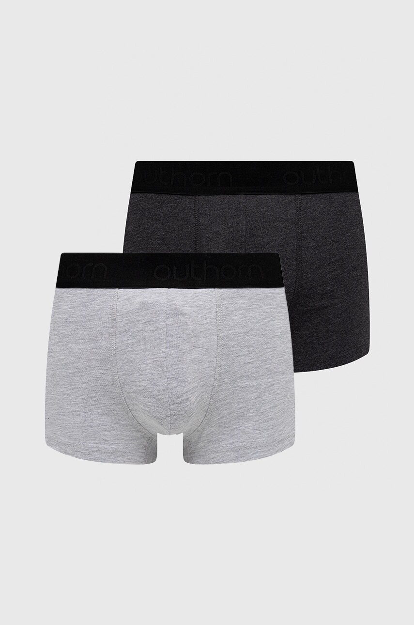 Outhorn boxeri (2-pack) barbati, culoarea gri