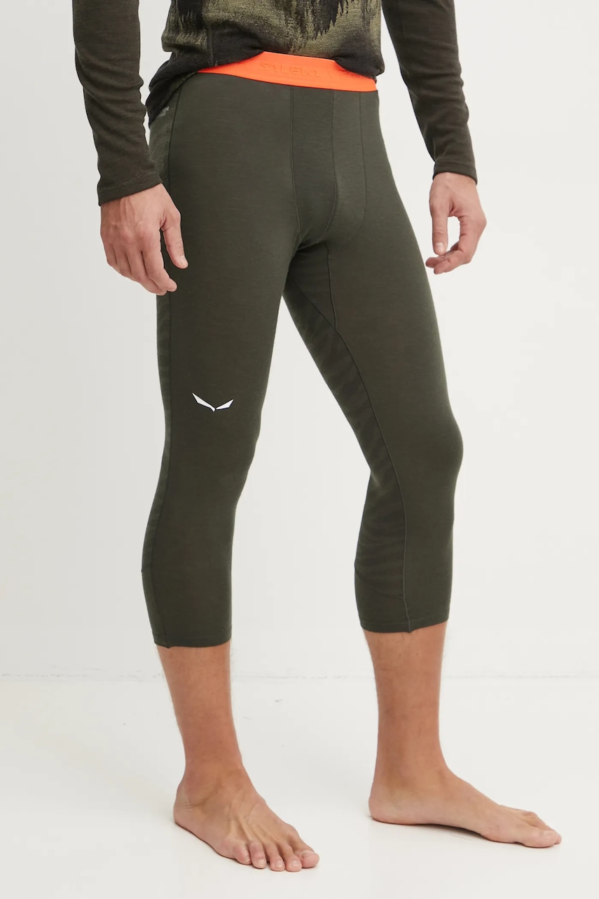 Salewa jambiere funcționale culoarea verde