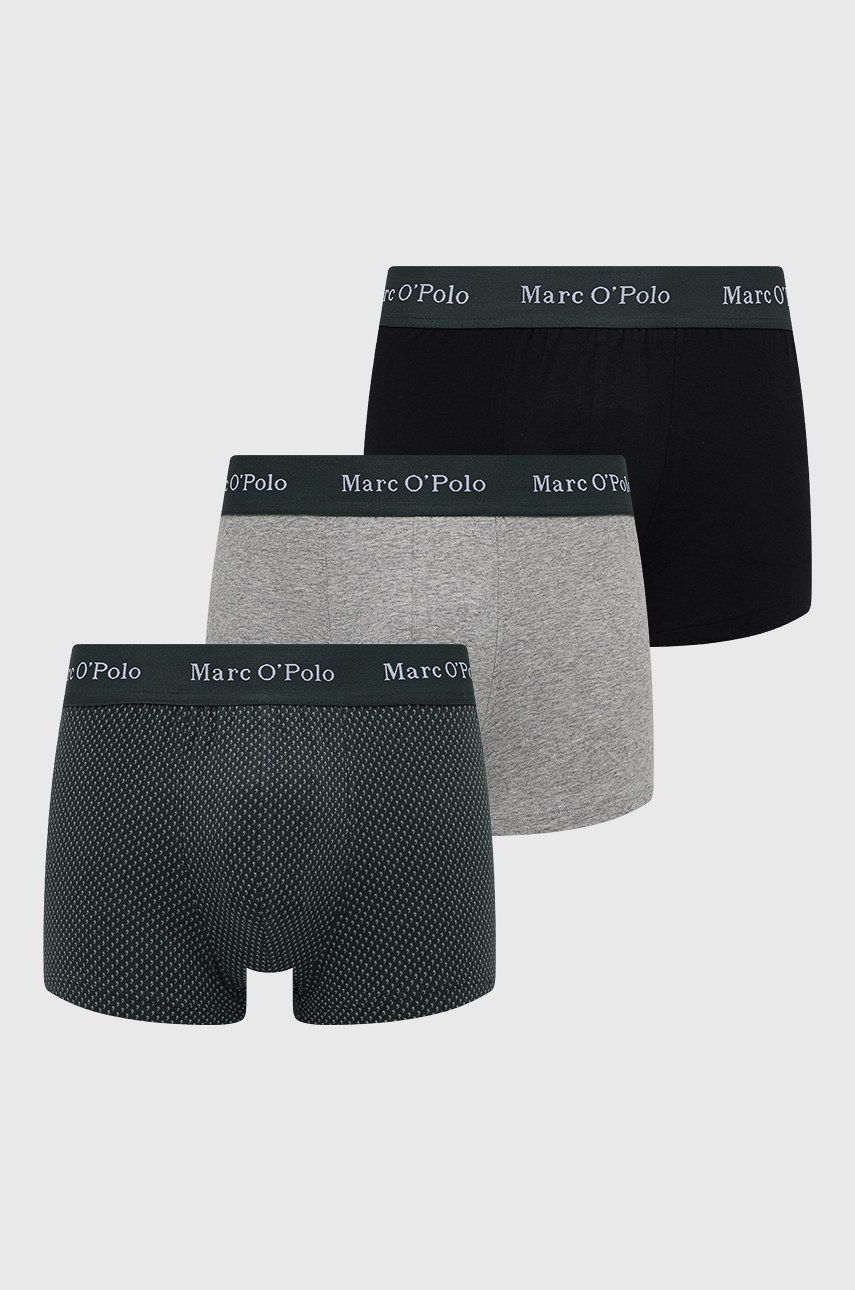 Marc O’Polo boxeri 3-pack barbati, culoarea verde (3-pack) imagine noua