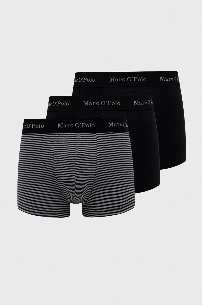 Marc o'polo boxeri 3-pack barbati, culoarea negru