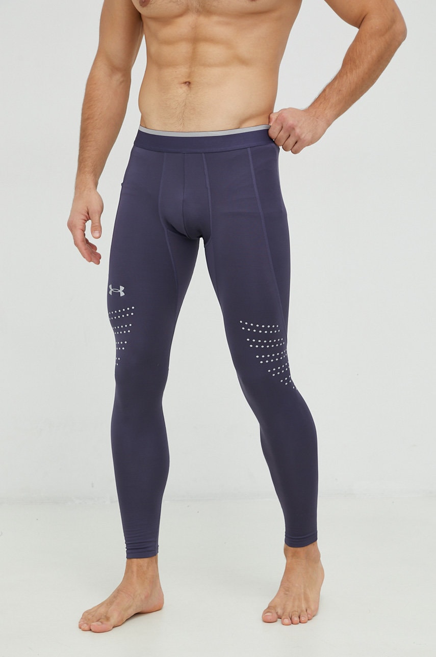 Under armour jambiere funcționale culoarea albastru marin