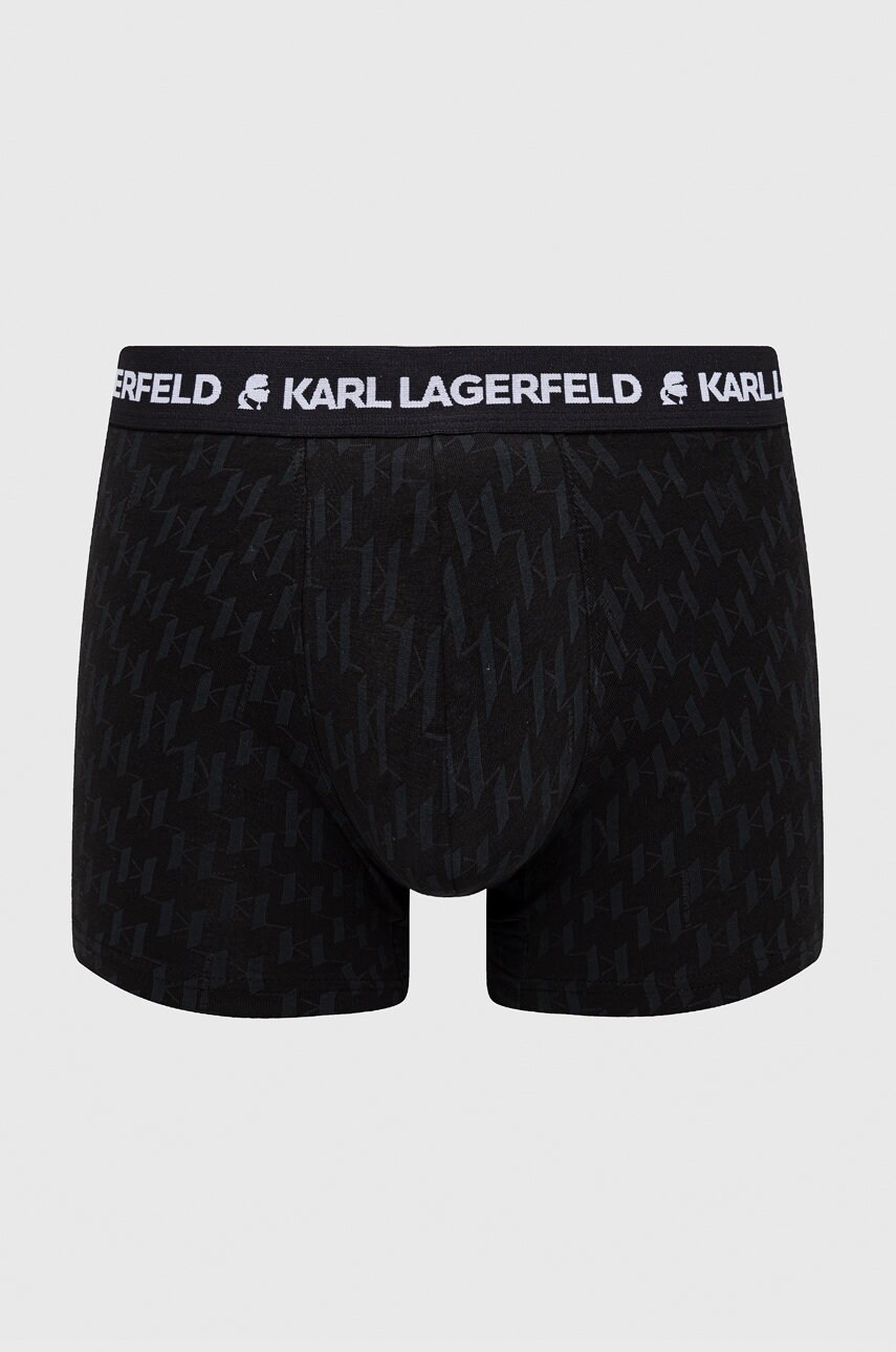 Karl lagerfeld boxeri (2-pack) barbati, culoarea negru