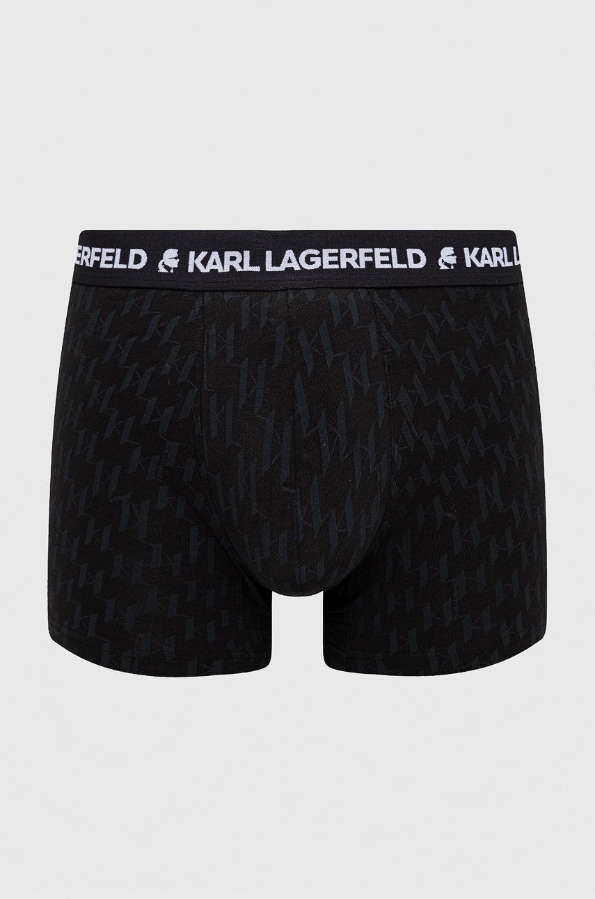 Karl lagerfeld boxeri (2-pack) barbati, culoarea negru