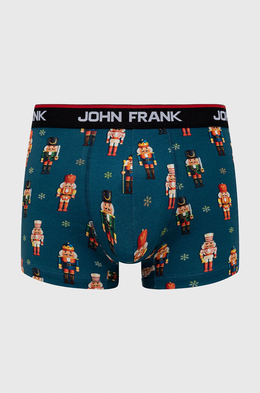 John Frank bokserki męskie kolor niebieski