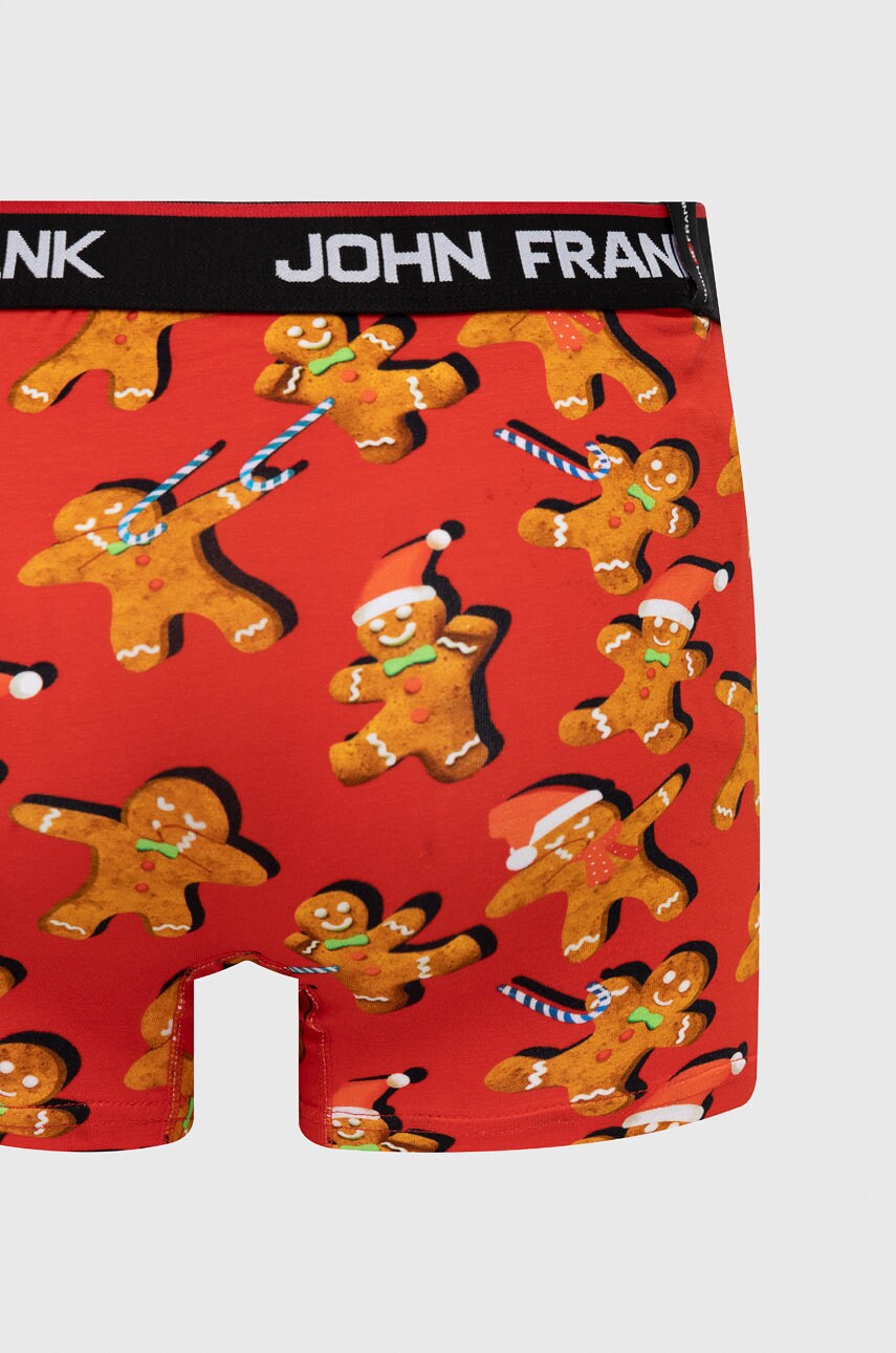 

Боксеры John Frank мужские цвет красный