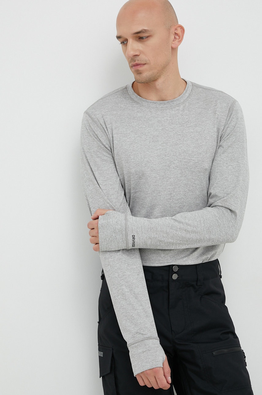 Burton longsleeve funcțional culoarea gri