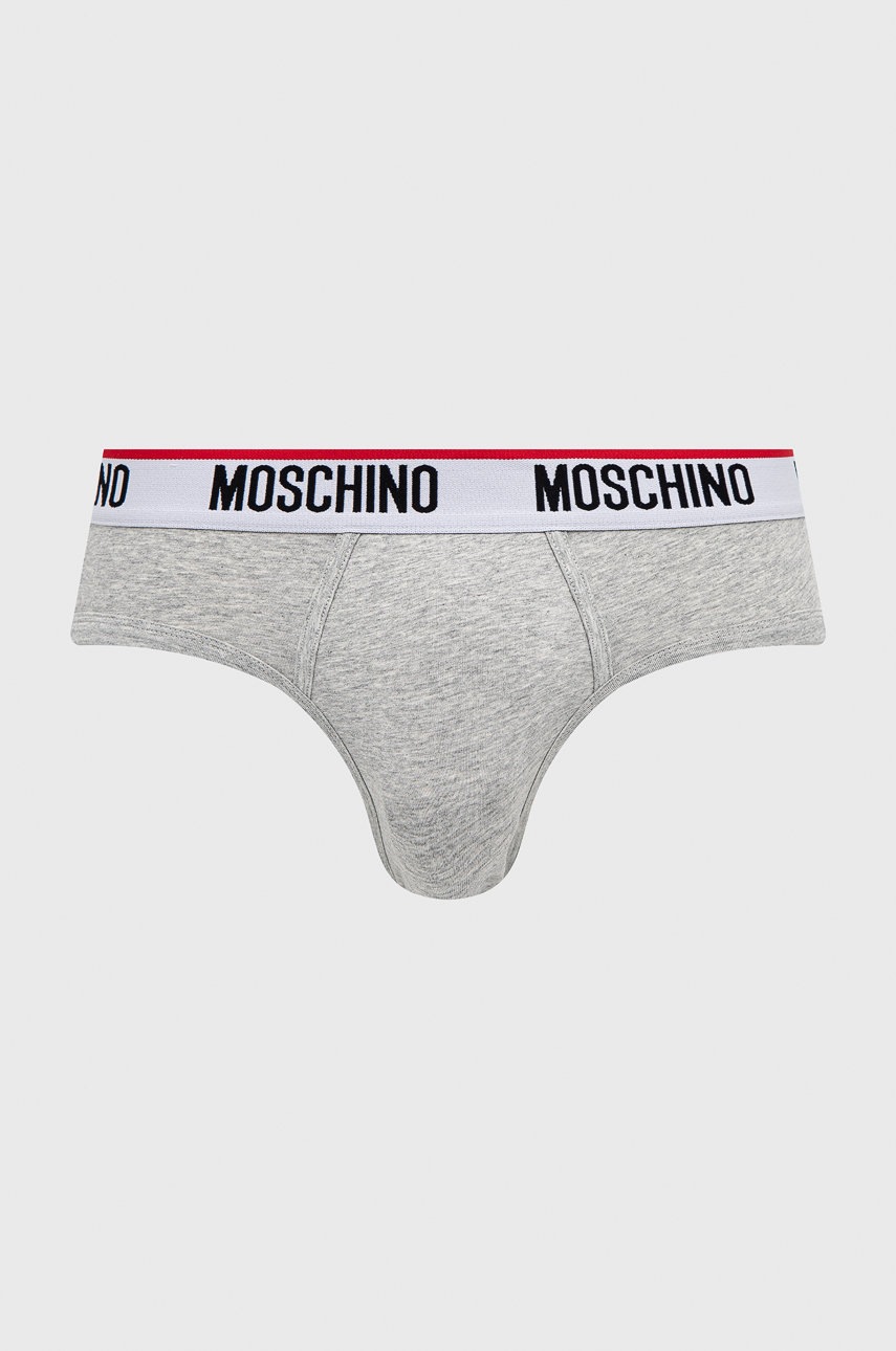 

Слипы Moschino Underwear мужские цвет серый