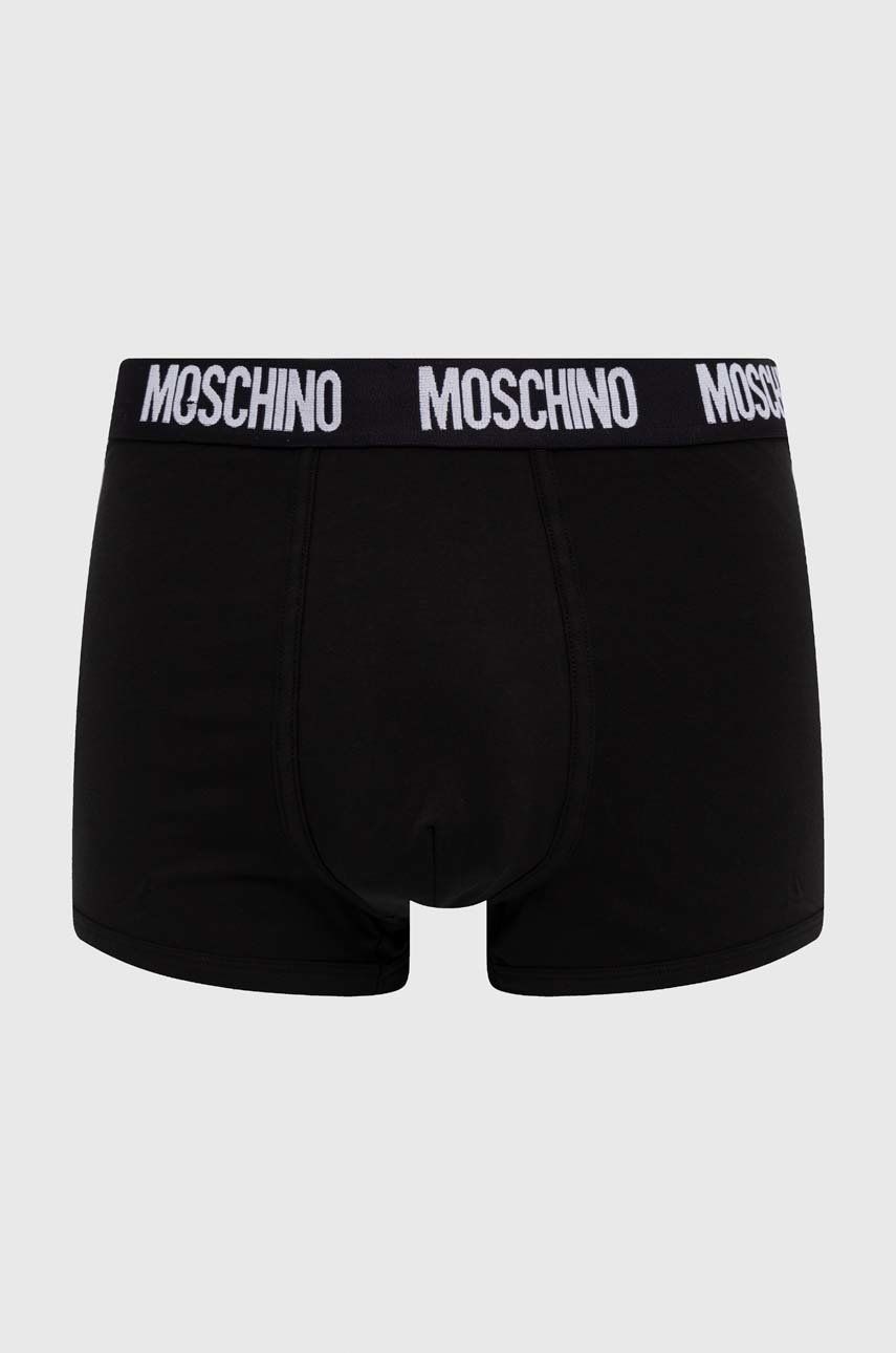 Moschino Underwear boxeri 2-pack barbati, culoarea negru (2-pack) imagine noua