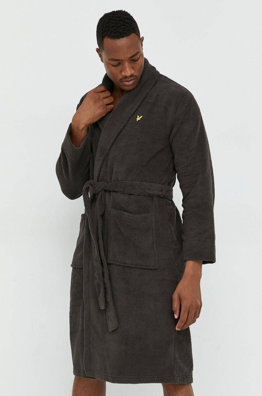 

Халат Lyle & Scott в зелено, Зелен