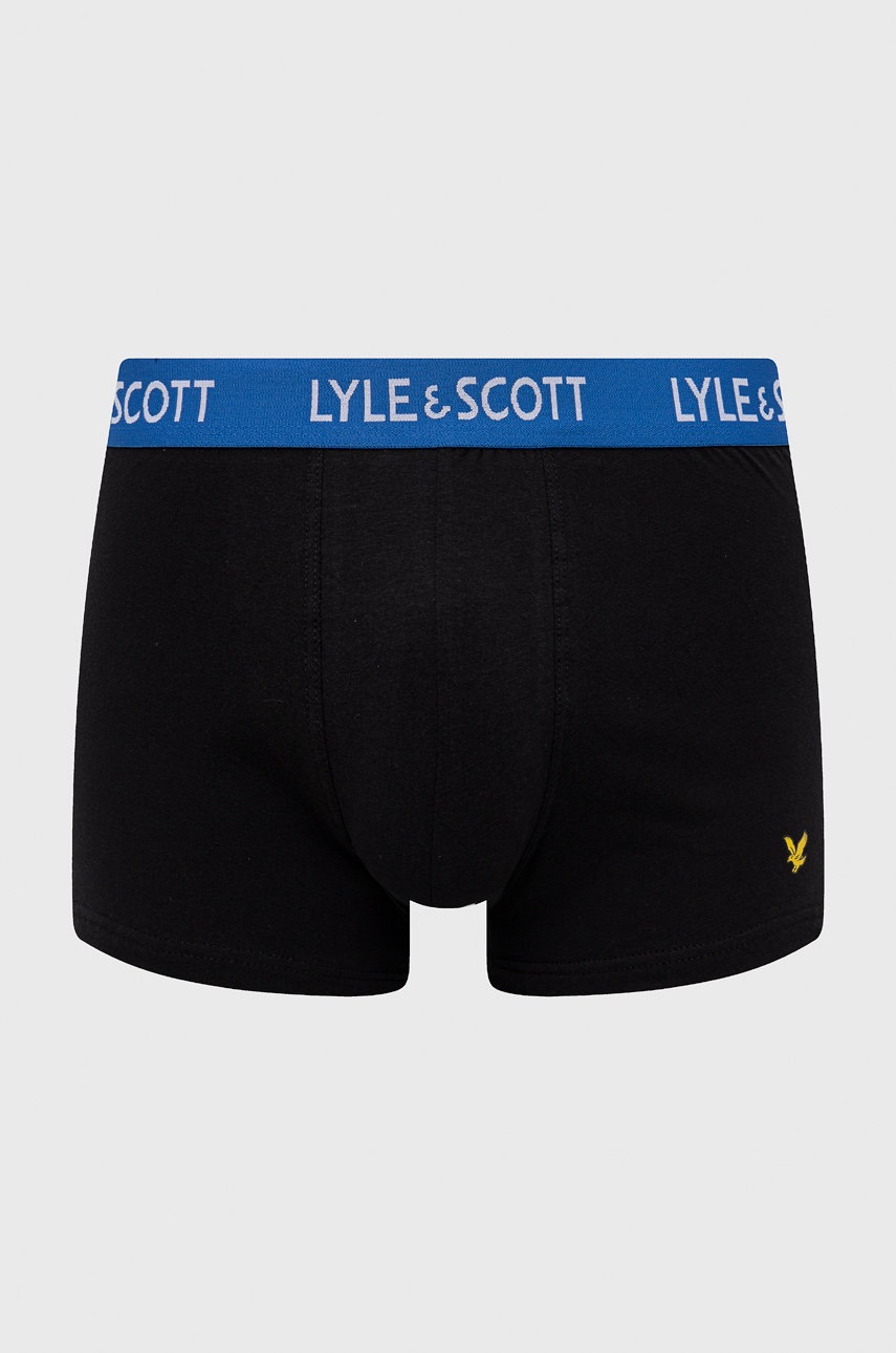 

Боксери Lyle & Scott 5-pack чоловічі колір чорний