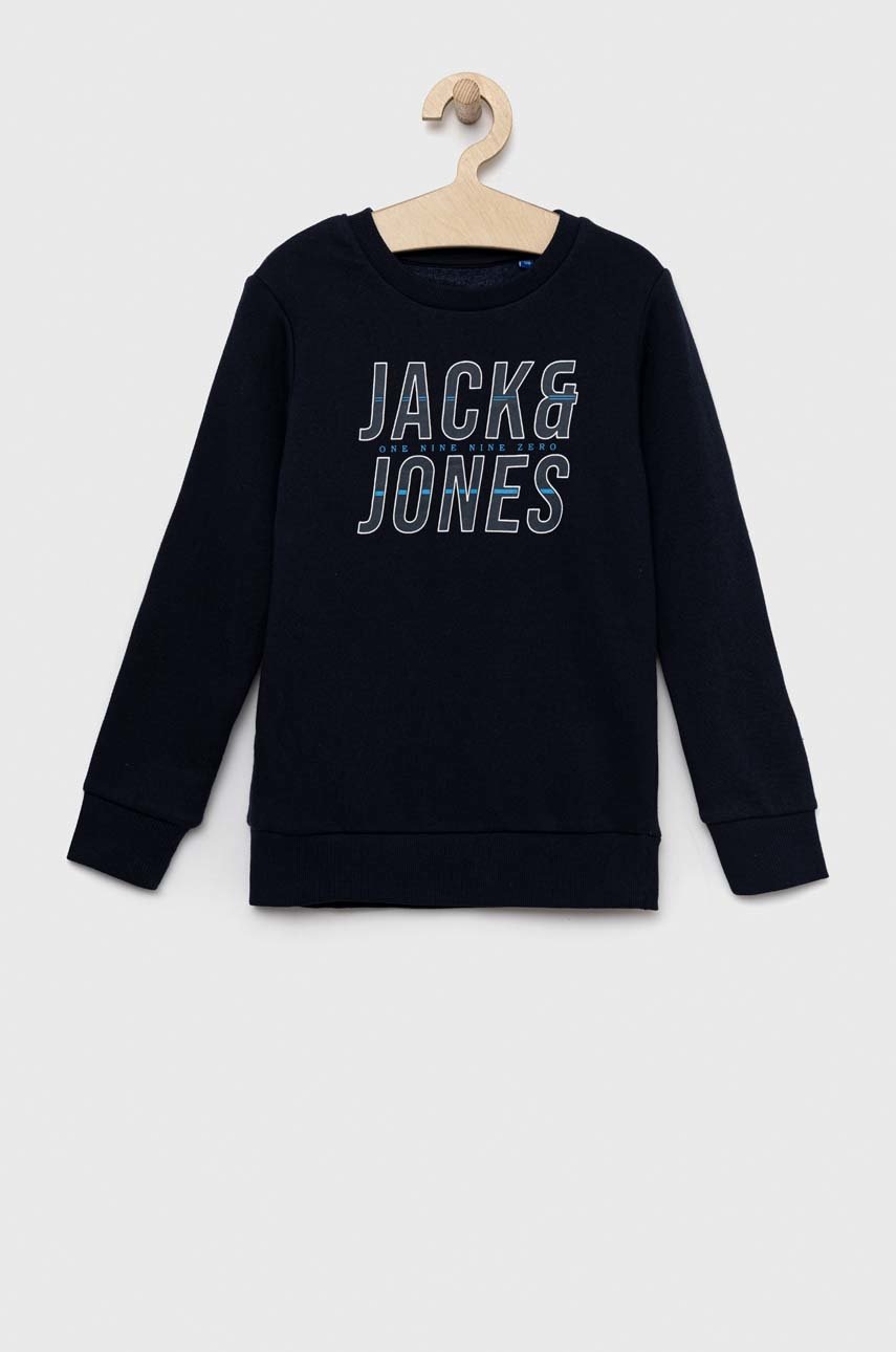 

Детская кофта Jack & Jones цвет синий с принтом
