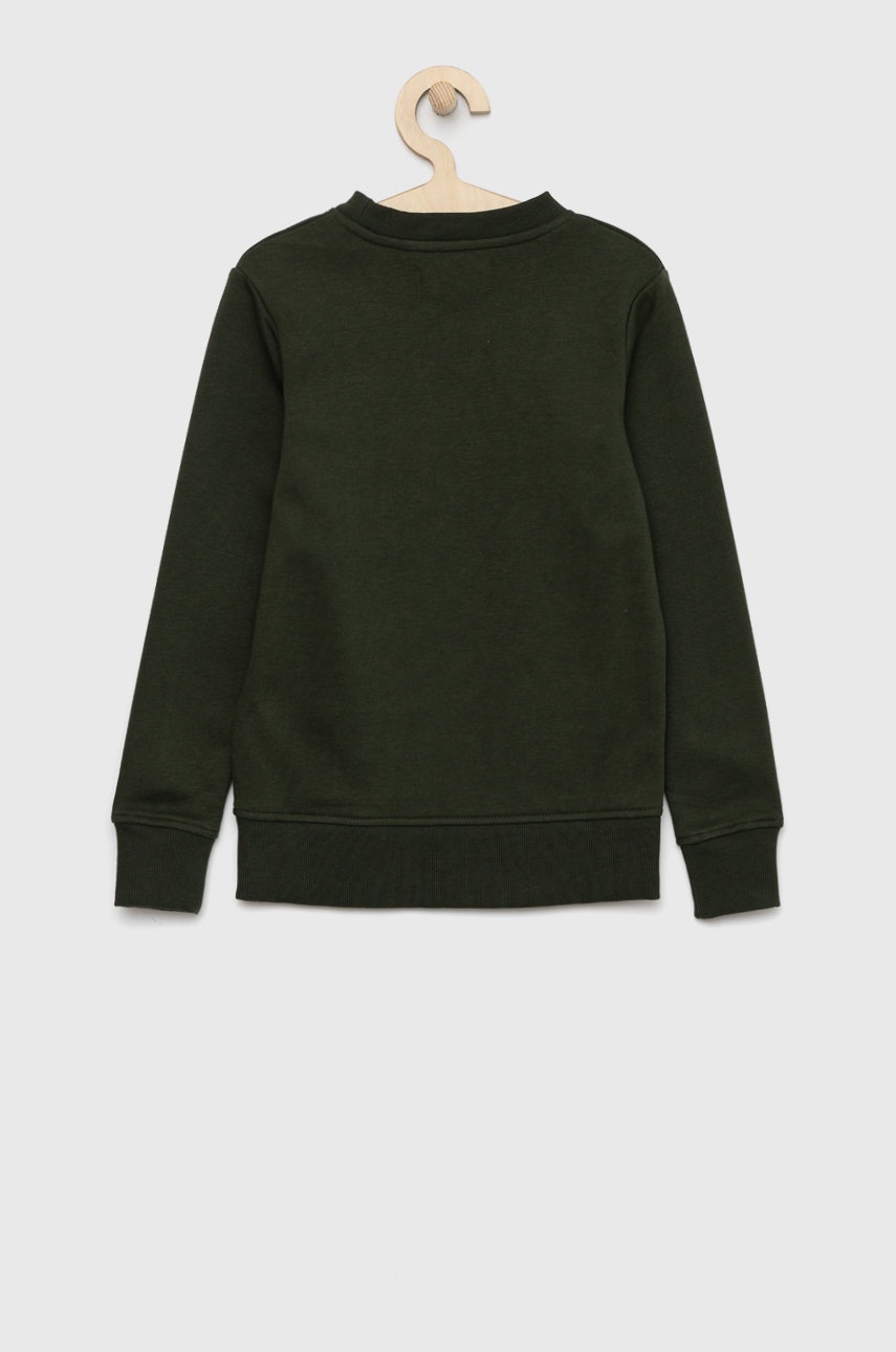 

Дитяча кофта Jack & Jones колір зелений з принтом