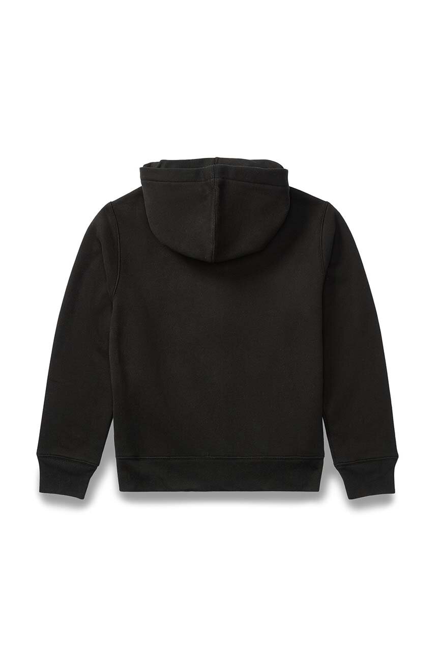 Детская кофта Polo Ralph Lauren цвет чёрный однотонная
