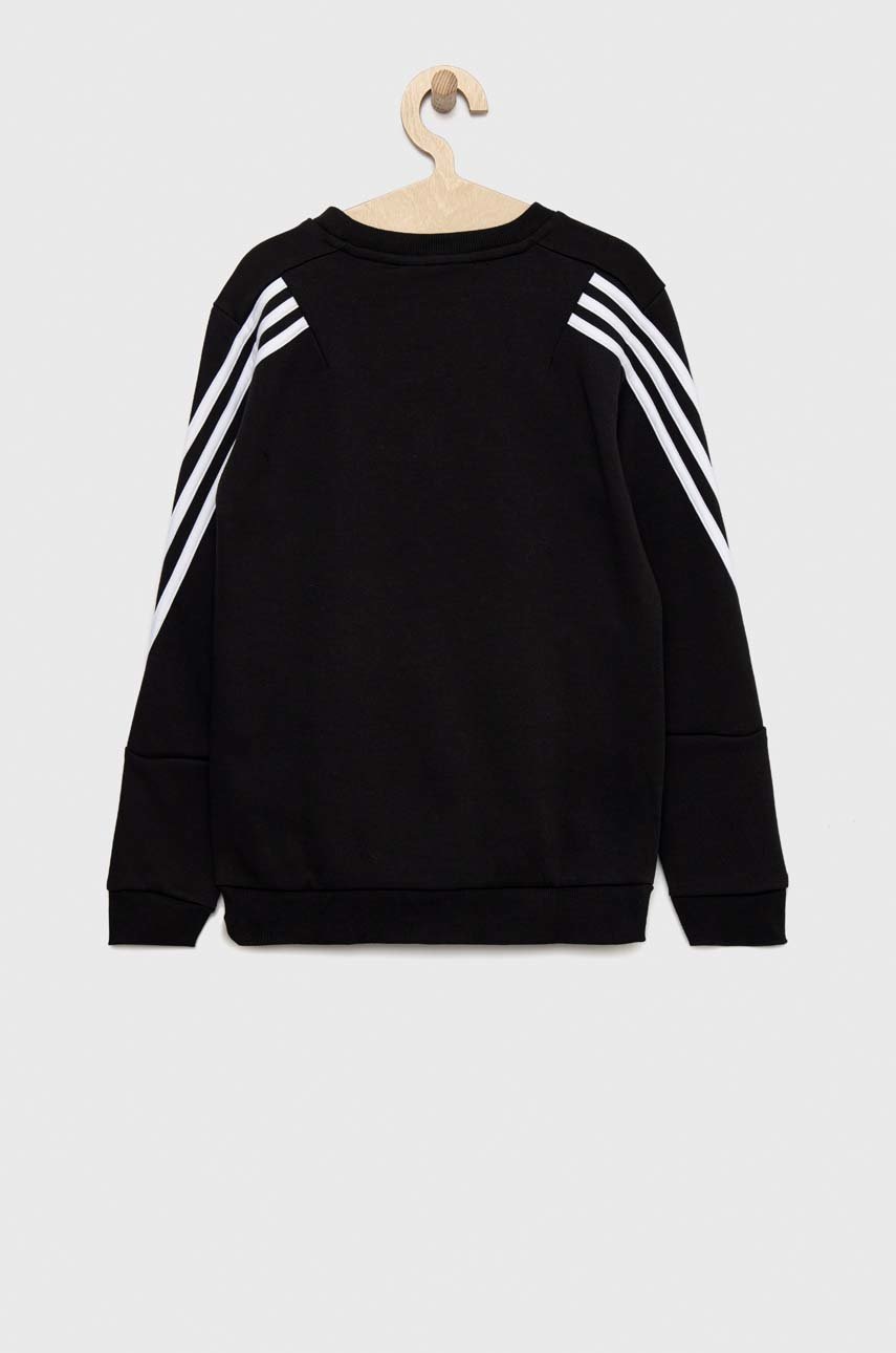

Дитяча кофта adidas Performance колір чорний однотонна