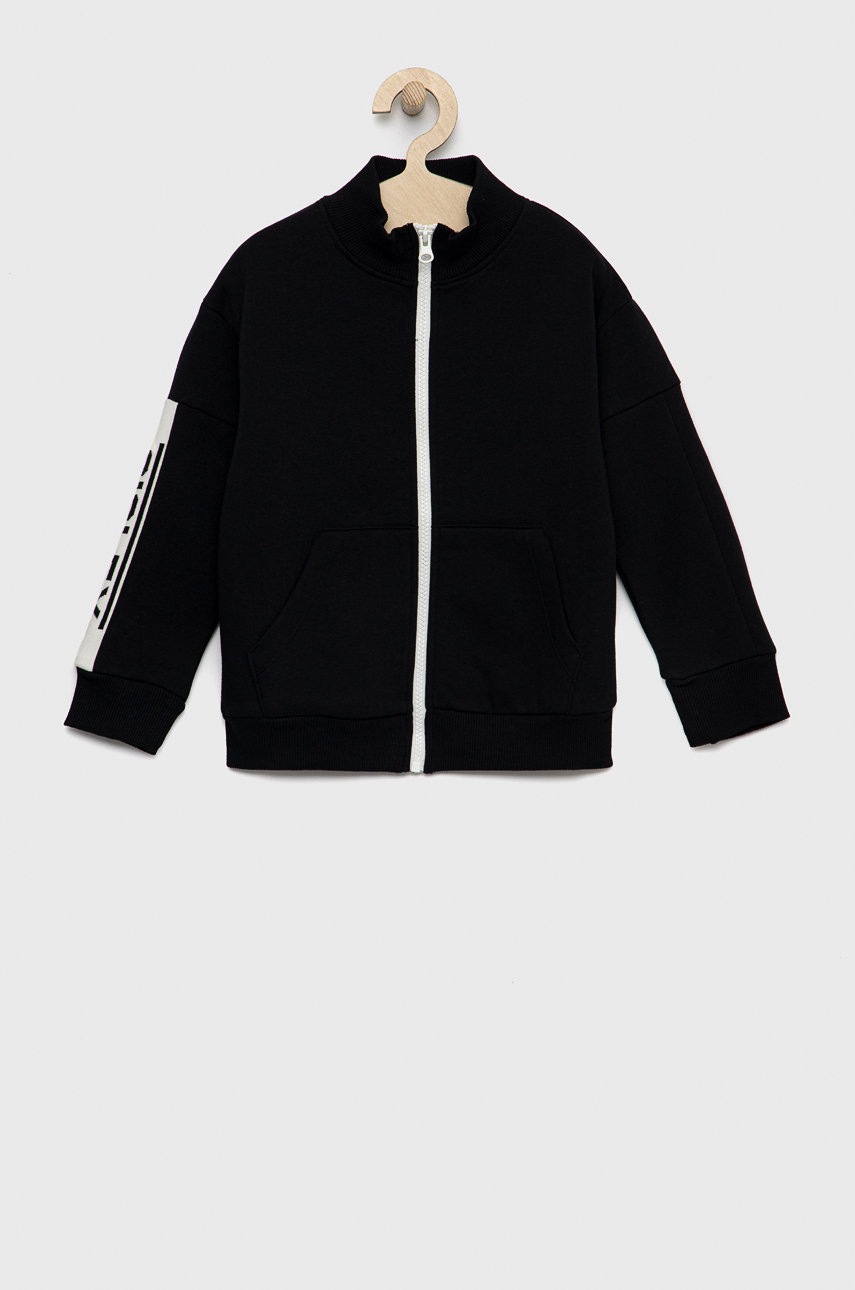 Детская кофта Sisley цвет чёрный однотонная Детская кофта Sisley цвет чёрный однотонная