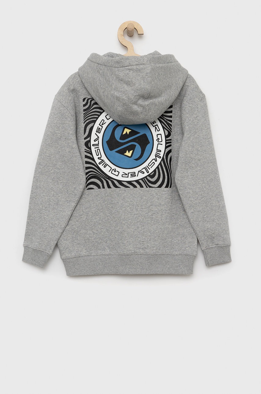 

Дитяча кофта Quiksilver колір сірий меланж