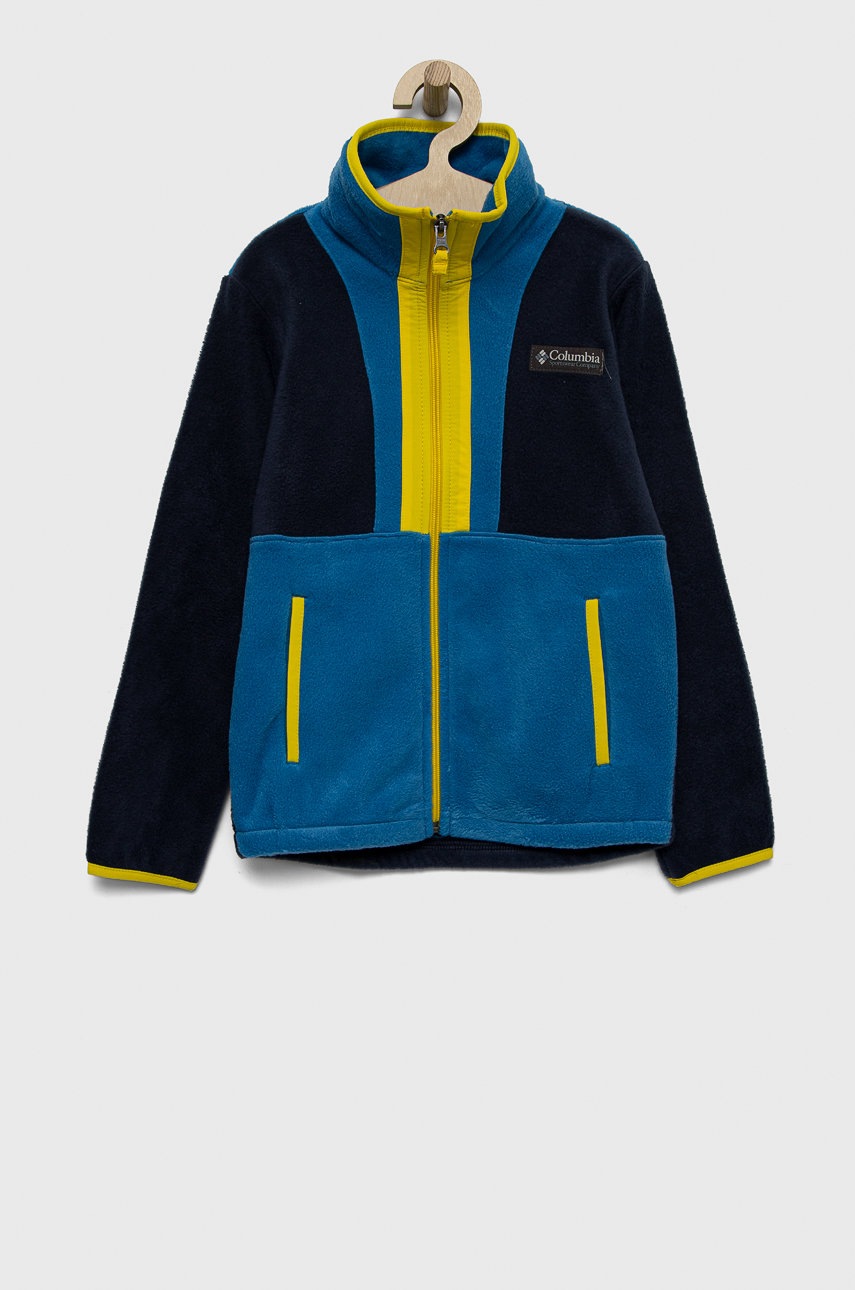 

Детски суичър Columbia в тъмносиньо с изчистен дизайн, Тъмносин