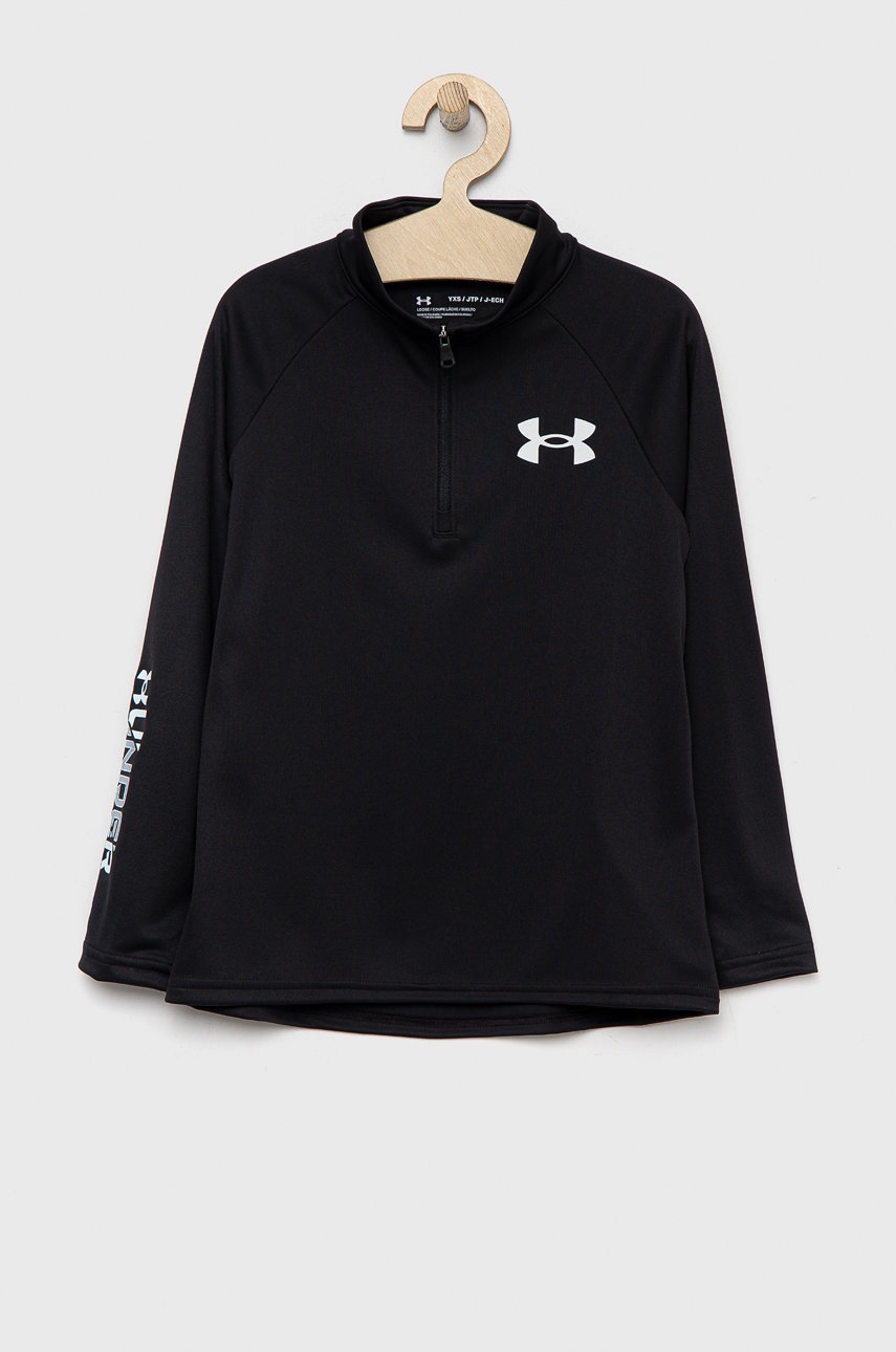 

Детская кофта Under Armour цвет чёрный с принтом