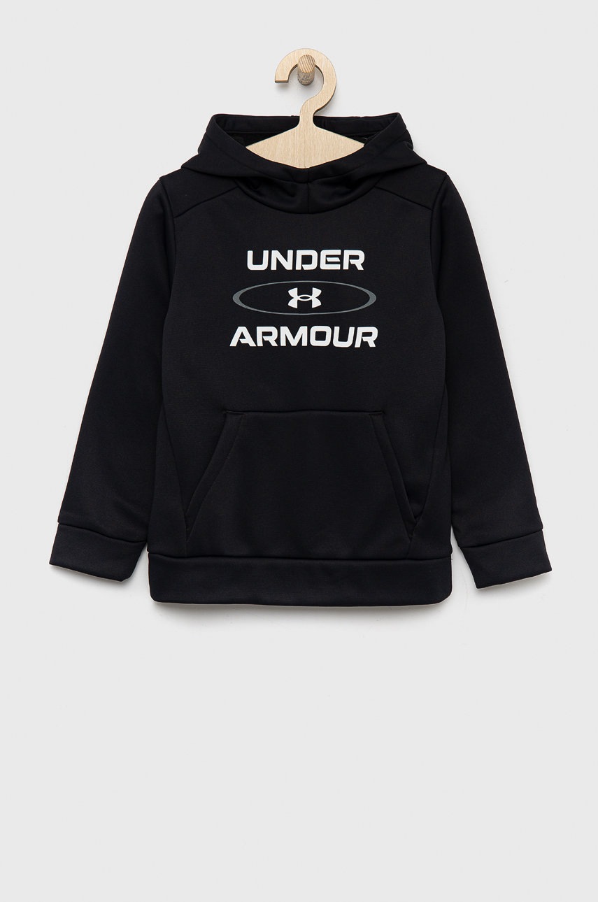 

Дитяча кофта Under Armour колір чорний з принтом